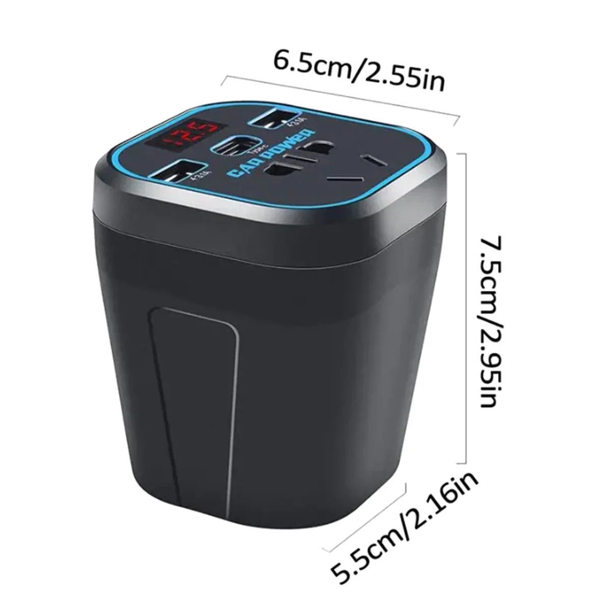 New Car Charger Inverter Power Inverter 12V 24V DC to 220V AC Converter Car Adapter Plug Socket