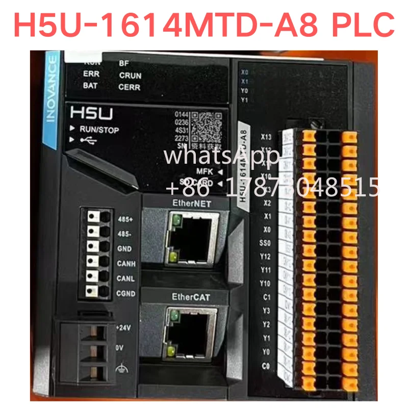 Second  barnd-new Inovance H5U-1614MTD-A8 PLC  test OK