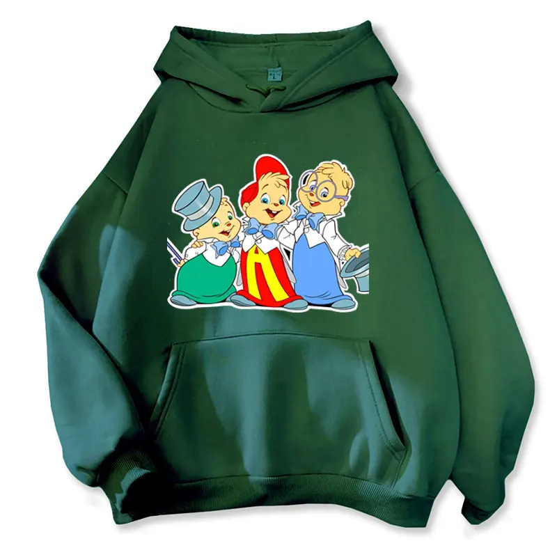 2026 Neue Mode Unisex Freizeit-Sportbekleidung Damen-Hoodie Alvin Chipmunk Halloween-Kostüm Damen-Pullover Modetrend – Detail 23
