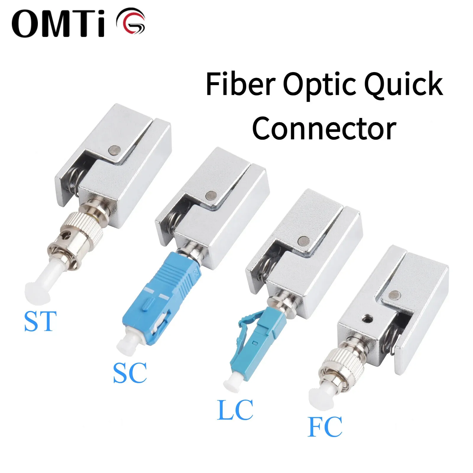 Fiber Optic Fast Connector UPC FC LC SC ST Male Single-Mode Mutilmode Square Quick Catch Adapter Convenient Field Assembly