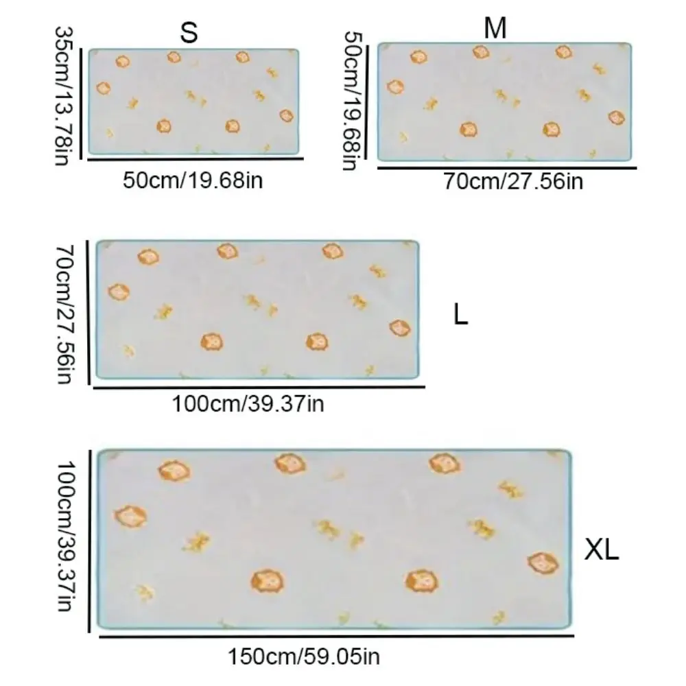 Multifunction Cute Pattern Dogs Bed Blanket Soft Breathable Warm Cat Blanket Velvet Comfortable Puppy Sleep Mat for Cats Dogs