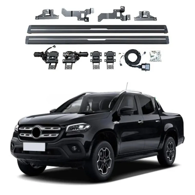 

Manufacture Pickup Electric Retractable Side Step Running Boards For Mercedes Benz X Class 2019+ Truck Food Pedal