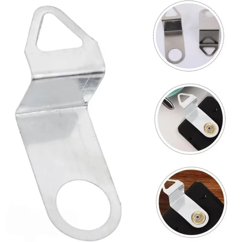 4 pcs Clock Mechanism Hooks, Home Clock Hanging, Compact C-Shape Design, Secure Wall Mounting, Multipurpose
