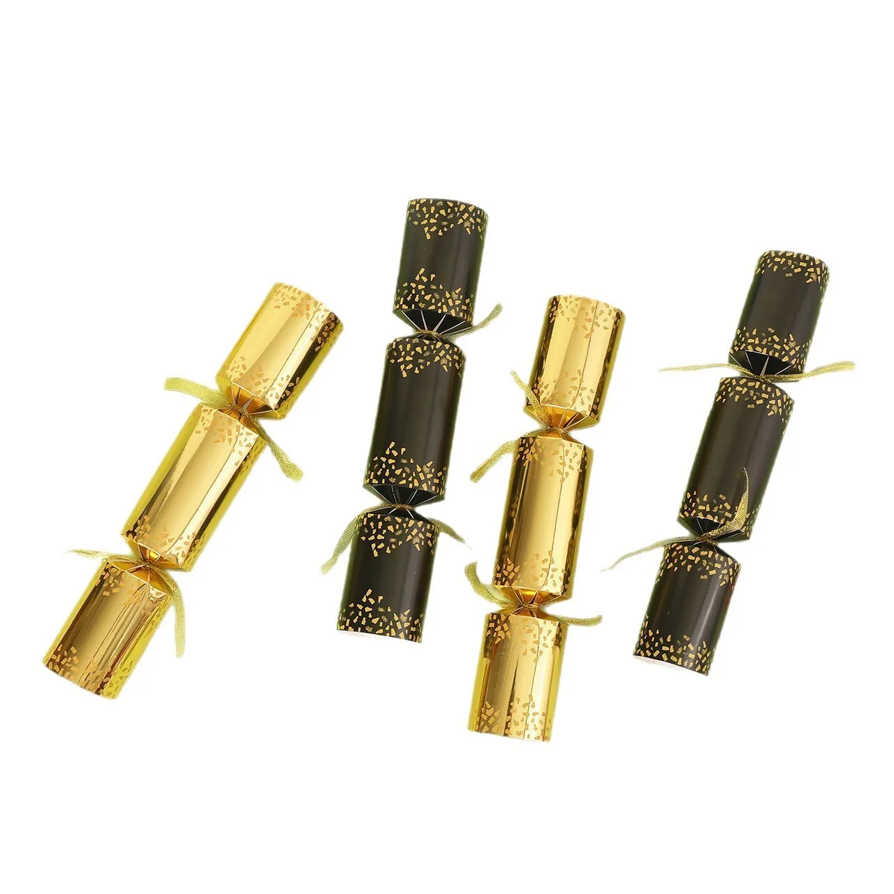 عيد الميلاد تأثيري الدعائم المفرقع الوردي بوبر مع قبعة ورقية الإنجليزية ريدل ورقة الديكور الطرف الديكور