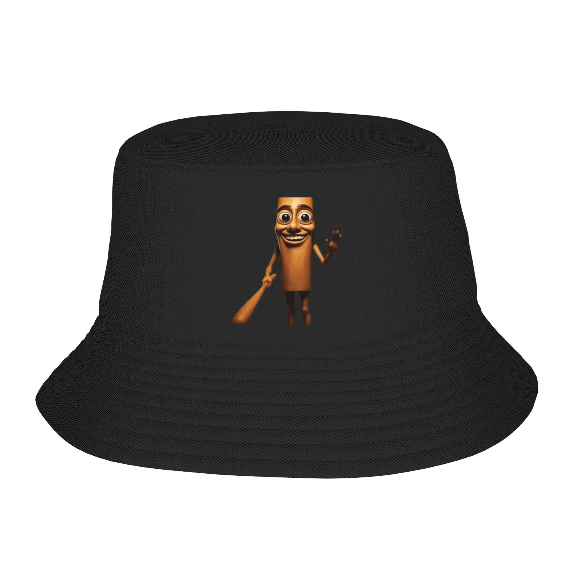 

Trendy TUNG TUNG SAHUR Italian Brainrot Bucket Hats Teen Packable Outdoor Fishing Hat Summer Beach Hatwear