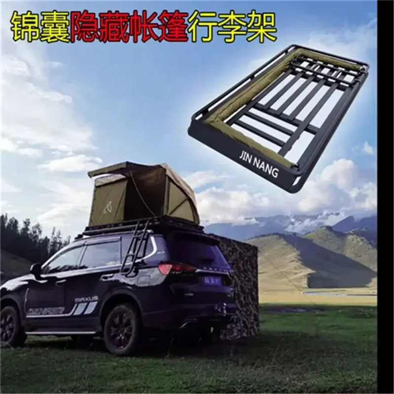 

Hidden Tent Roof Parcel Or Luggage Rack Invisible Side Tent Car Side Tent Aluminum Alloy Top Frame Self-Driving Travel