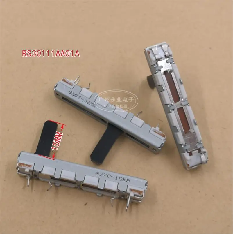 1 Piece 45MM Sliding Potentiometer Fader 3 Feet B10K Electronic Piano Recorder Volume Control Switch RS30111AA01A 10KB