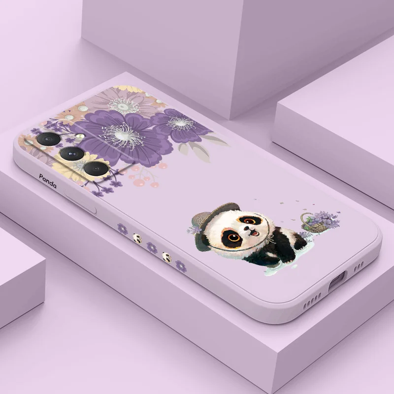 

Flower Field Panda Phone Case For Samsung Galaxy A56 A36 A26 A16 A06 A17 A07 A55 A35 A25 A15 A05 A54 A34 A24 A14 A04 4G 5G Cover