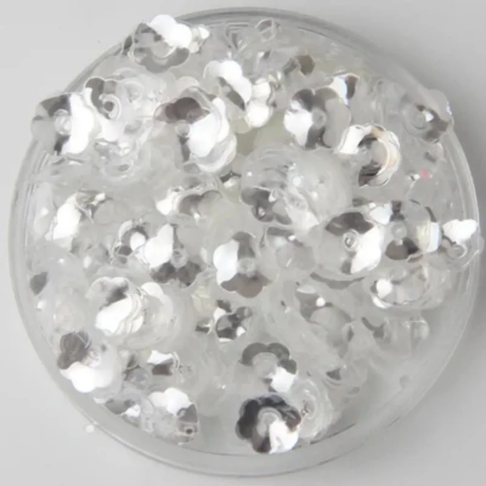 Multi Size 30g/Lot Clear Crystal pvc loose sequins Paillettes sewing Wedding Craft, Kids DIY Women Garments Accessories