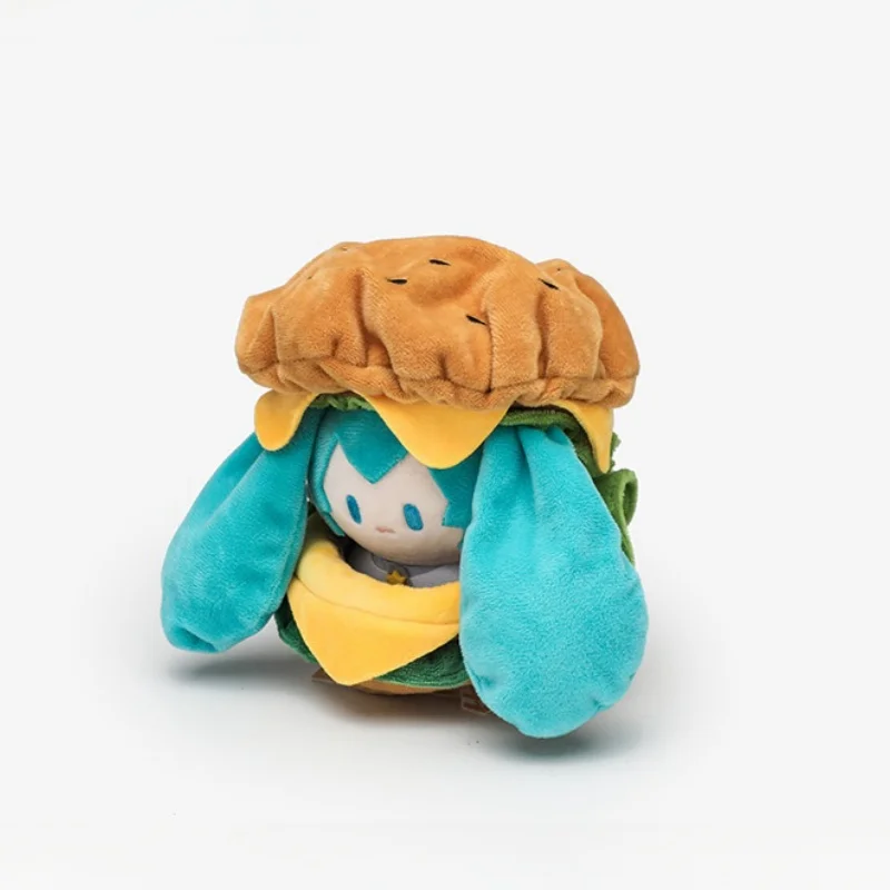 Hatsune Miku Cute Doll Creative Ding Bao Series Burger Clothing Flowing Song Mirror Sound Cute Doll Soft Cute Gift for Friends