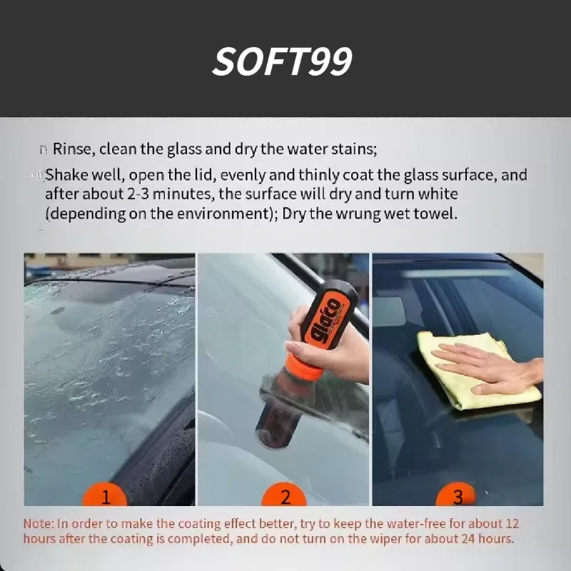 Soft99 Car Accessories Universal JDM Ultra Soft99 Glaco Long Last Car Windshield Glass Waterproof Rainproof Agent