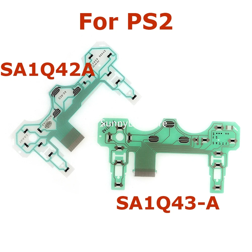 100pcs SA1Q42A SA1Q43-A For ps2 H Controller For PS2 Controller Conductive Film Joystick Flex Cable For PS2