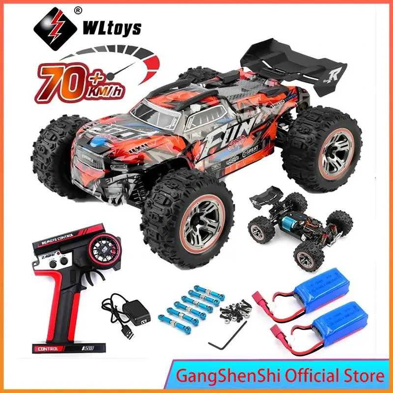 

WLtoys 184008 70KM/H 4WD RC Car Professional Monster Truck High Speed Drift Racing Remote Control Cars Children's Toys for Boys