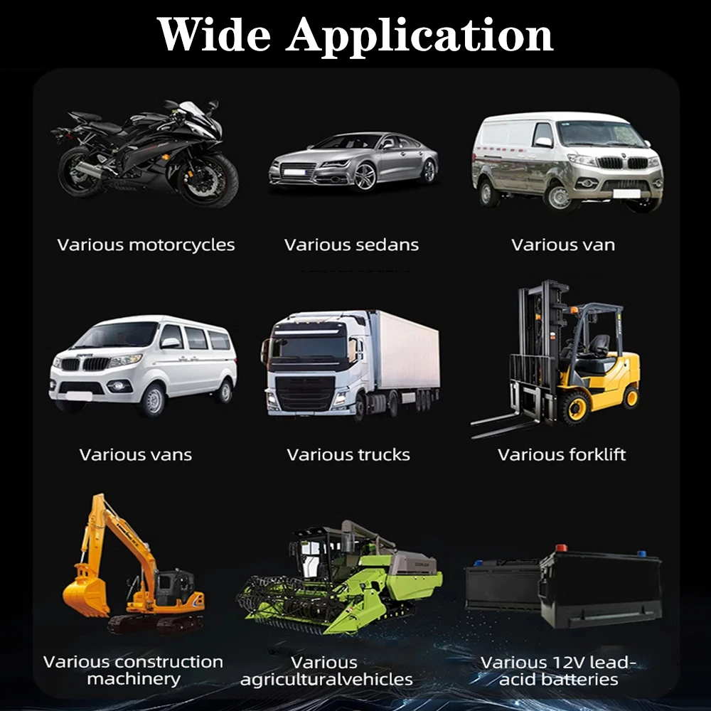 

Fully Automatic 12V/10A 24V/5A High Power For Lead Acid AGM GEL Batteries Car Battery Charger Pulse Repair EU Plug 150W