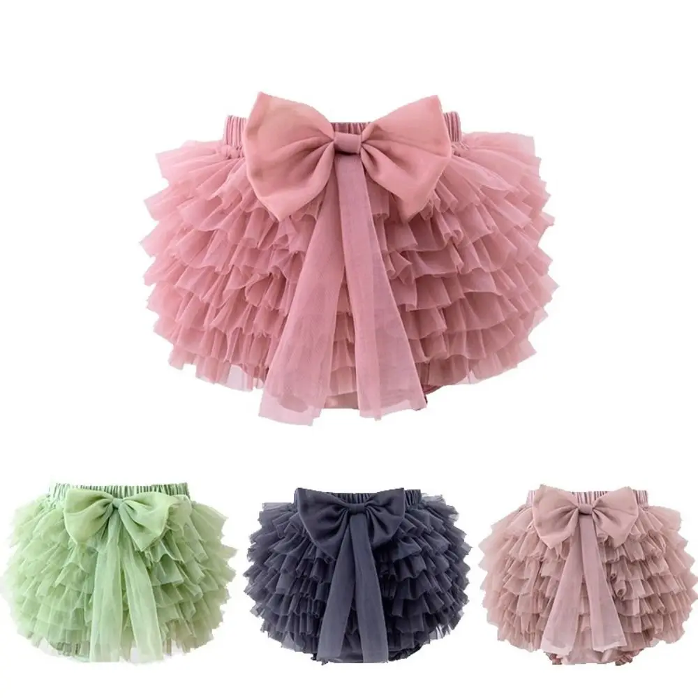 

Cute Tulle Mesh Tutu Fluffy Skirt Fluffy Ballet Dance Style Baby Girls Tutu Skirt Multi-layer Kids Cake Skirt Baby Girls