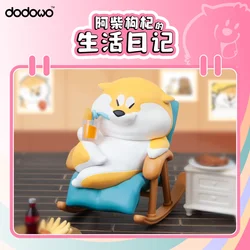 Dodowo Shiba Inu Life Diary Series Blind Box Mystery Box Collection Model Cute Anime Figure Doll Decoration Birthday Gift Toys