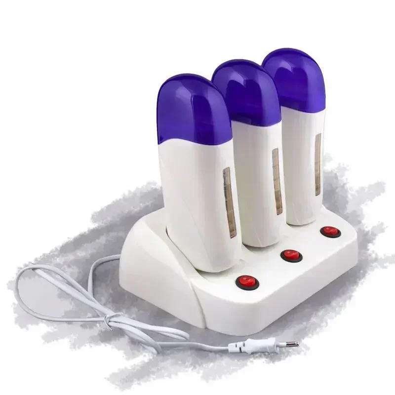

Depilatory Heater with Base Roll On Wax Heater Warmer Refillable Wax Cartridge Hair Removal Wax-melt Skin Care Wax
