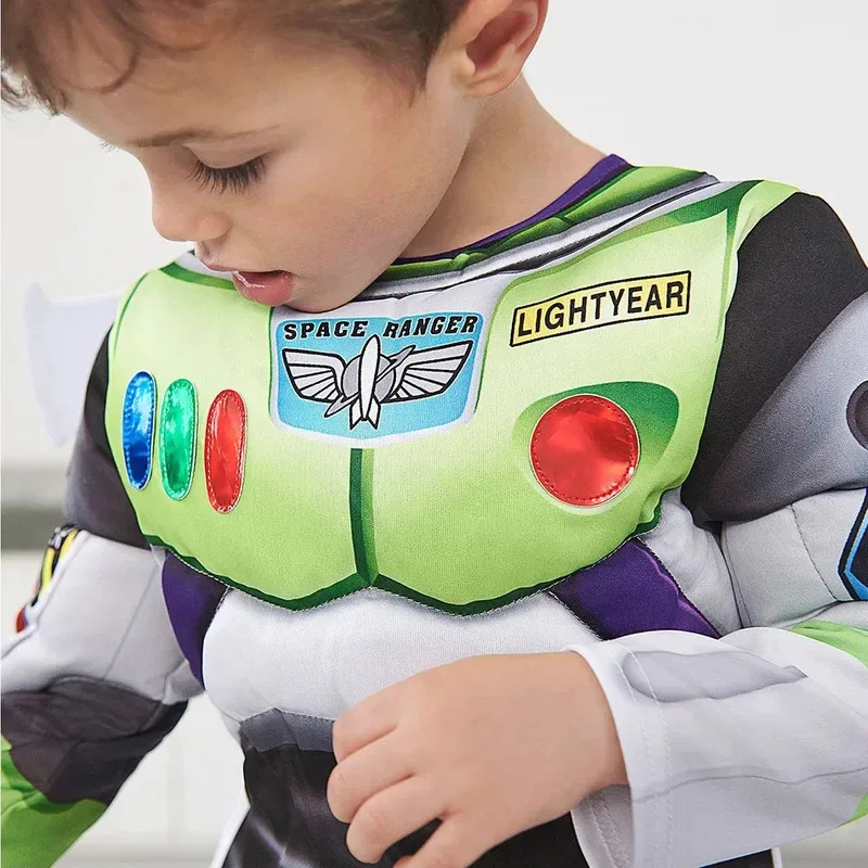Novo 2025 zumbido lightyear traje anime temático festa de aniversário de halloween para crianças jogo de super-herói cos ❤ ★ ♥ ♡