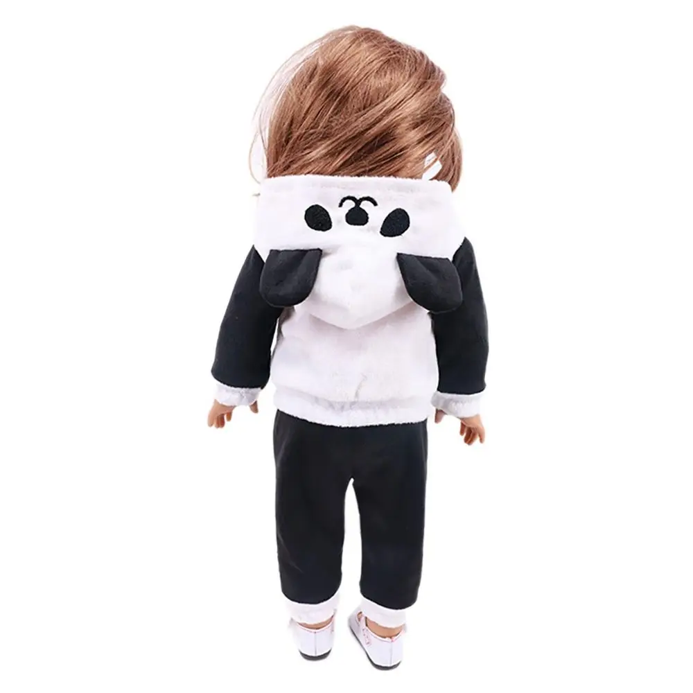 Gift Dolls Accessories Bear Panda Duck Playing House Plush Animal Hoodies Pants Set Rabbit Frog Doll Clothes
