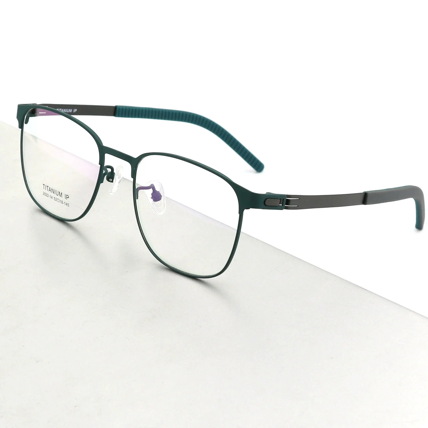 Belight البصرية بدون مسامير لينة عدم الانزلاق المطاط نهاية تلميح كامل حافة تصميم الرجال النساء التيتانيوم النظارات إطار مشهد 202214