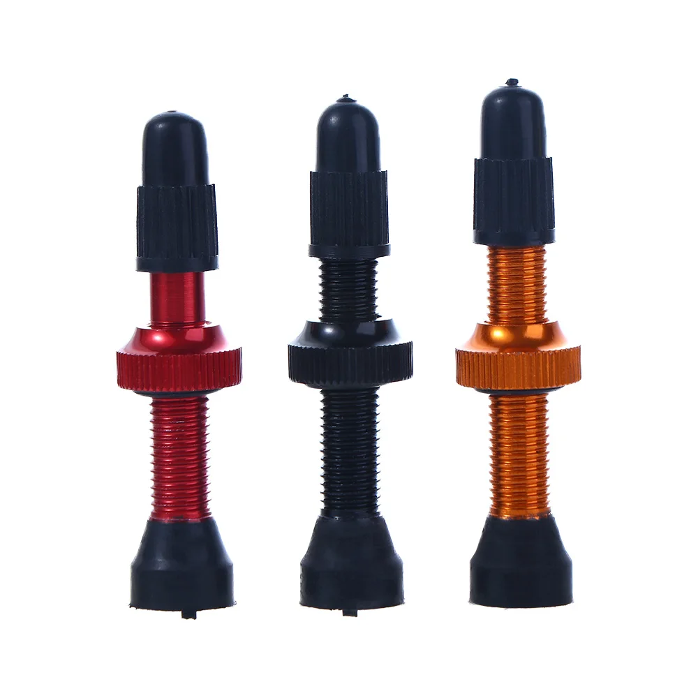 Bicycle Presta Valve for Road MTB, Tubeless Tires, Brass Core, Alloy Stem, Tubeless Rim, Nipples, 48mm, 60mm, 1pc