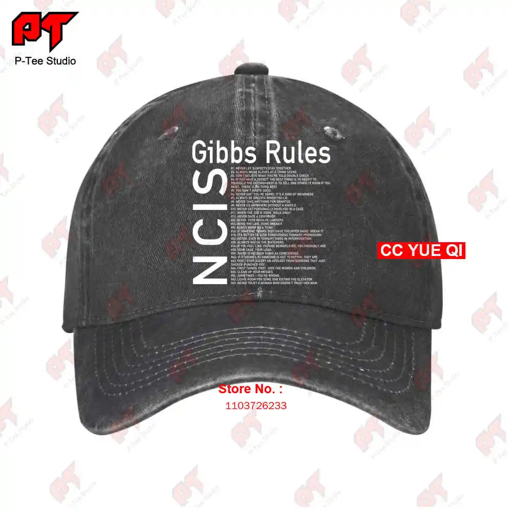 Ncis Gibbs правила бейсболки грузовик Кепка YZMW