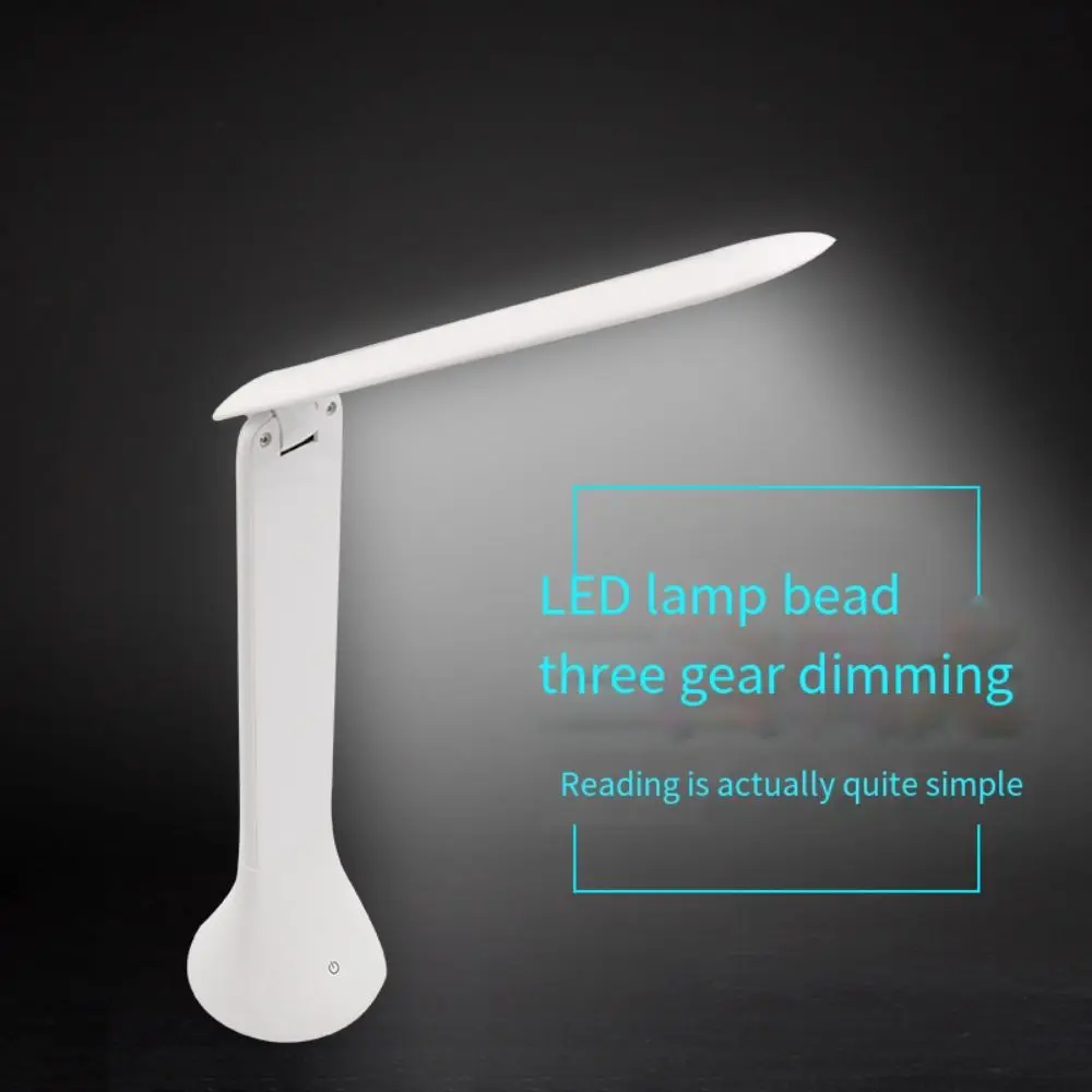 

Rechargeable Folding Touch Table Lamp 2W 3 Light Mode LED Desk Lamp Bright Touch Control Desktop Reading Lamp Office