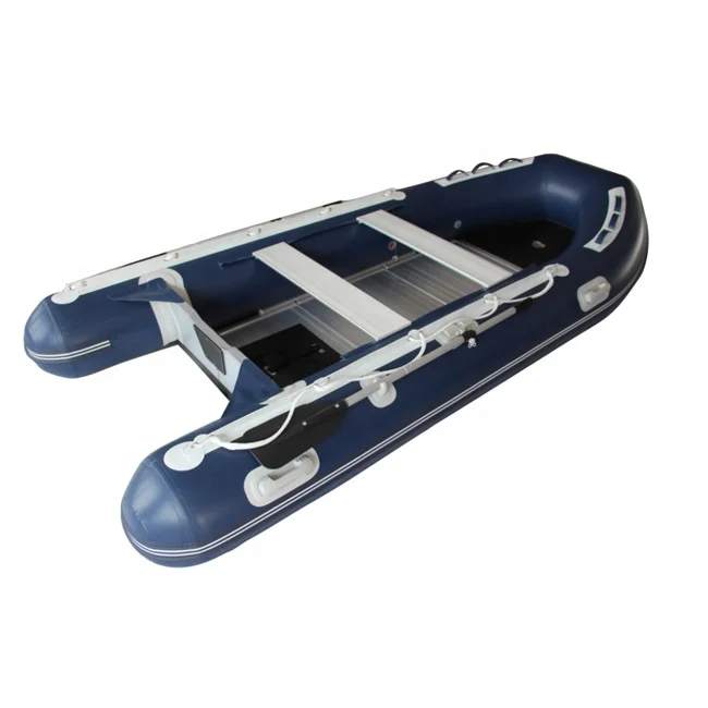 Heat Sale 12ft 380cm Aluminum Floor PVC Inflatable Zodiac Rubber Boats for Sale
