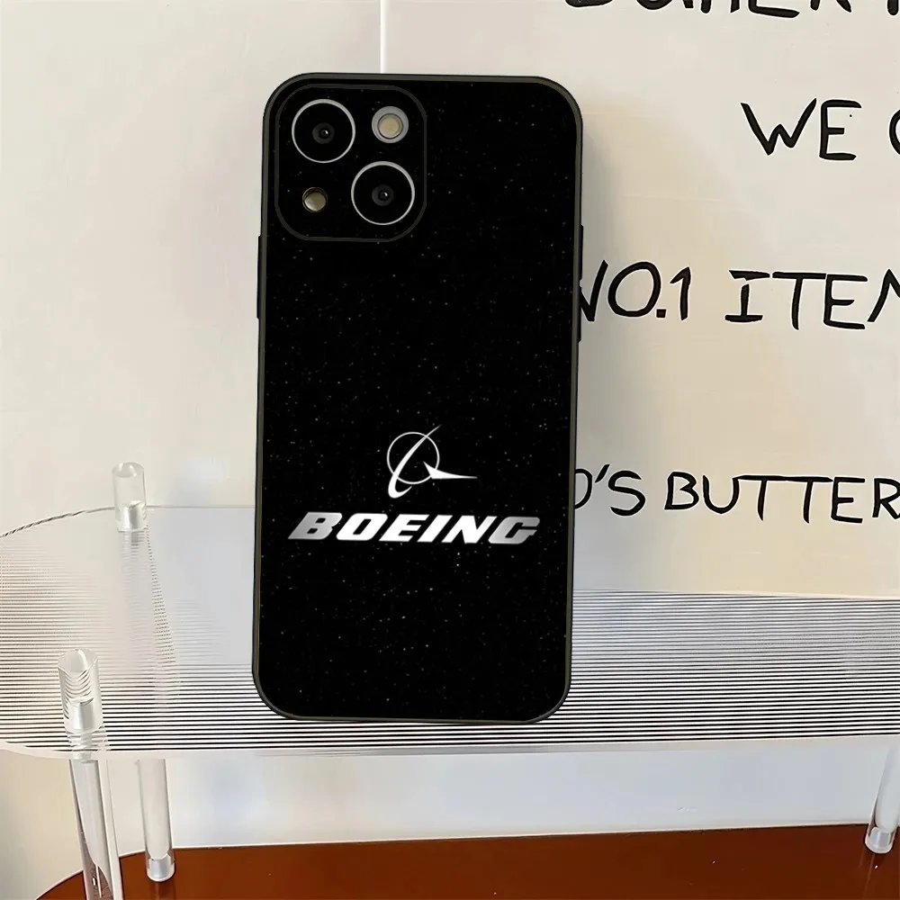 Airplane B-BoeingS 777 Phone Case For iPhone 16,15,14,13,12,Pro,Max,11,7,8,Plus,XR,XS Max Shockproof Silicone Soft Shell