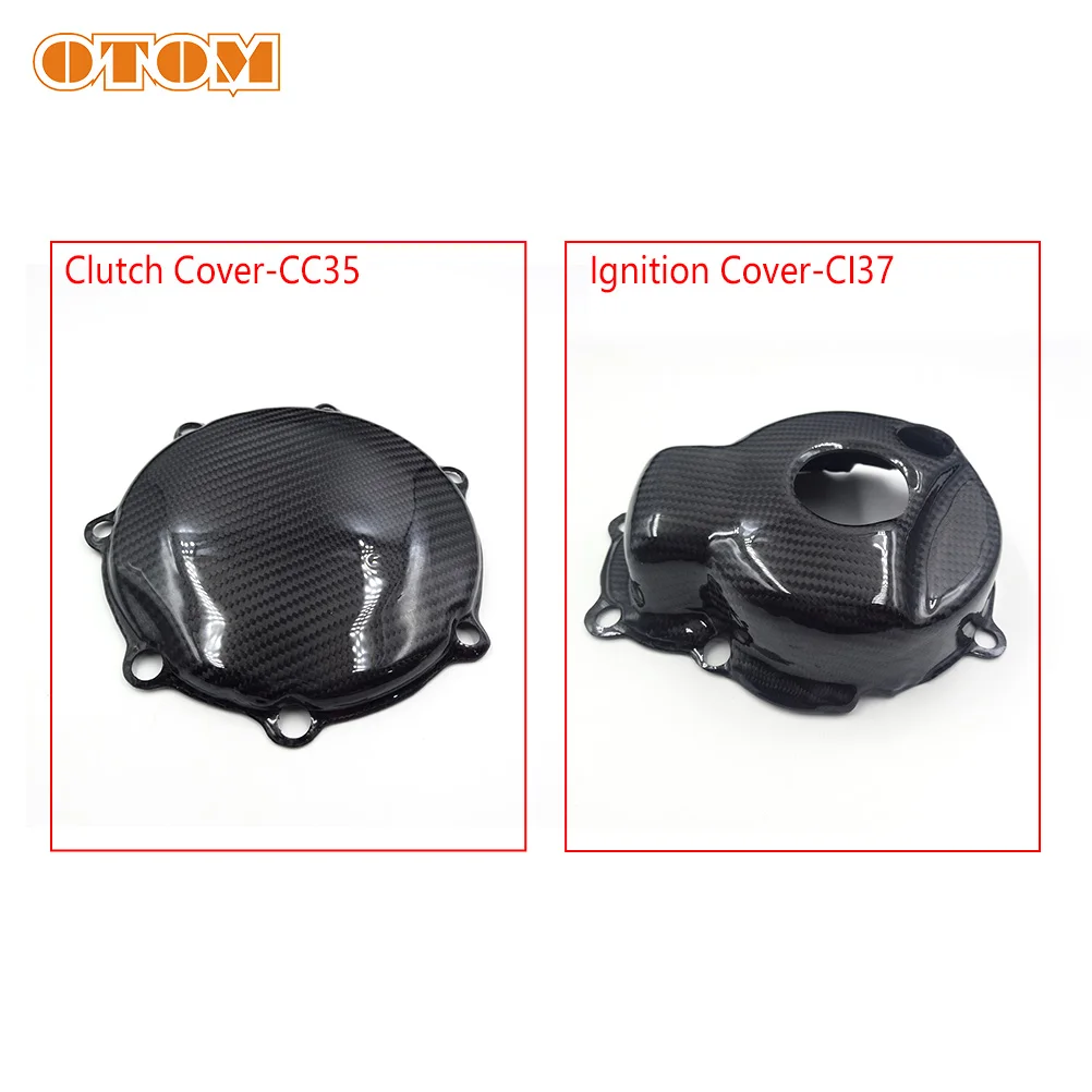 OTOM Motorcycle Clutch Cover-CC35/Ignition Cover-Cl37 Magneto Crankase Ignition Guard Side Drive Case For YAMAHA WR250R WR250X