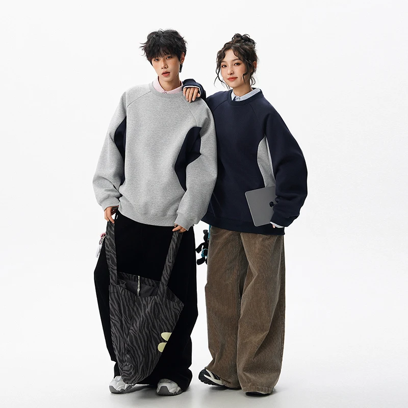 

Весенне-осенняя уличная альпинистская походная пара, модная трендовая толстовка с капюшоном, удобный универсальный дышащий топ с круглым вырезом