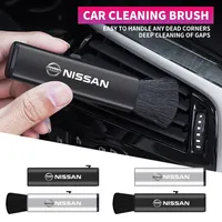 Car Interior Dust Cleaning Brush Retractable Handle Brush Auto Goods For Nissan Qashqai X J10 J11 Trail Tiida Teana Juke Almera