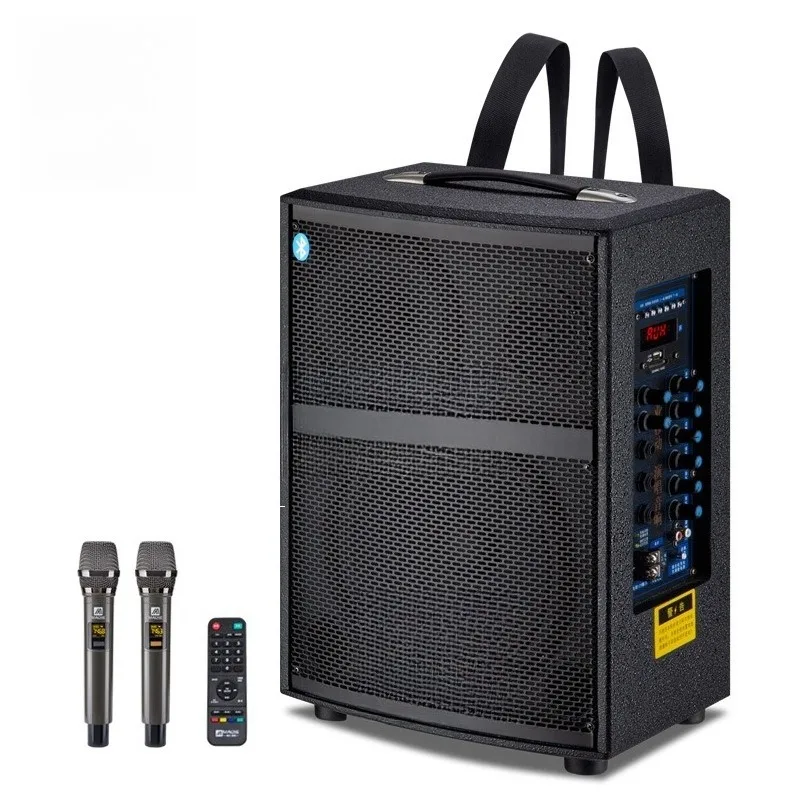 

Square Dance Audio High Power Outdoor Wireless Bluetooth Karaoke Portable Three-way Band Strap Speaker