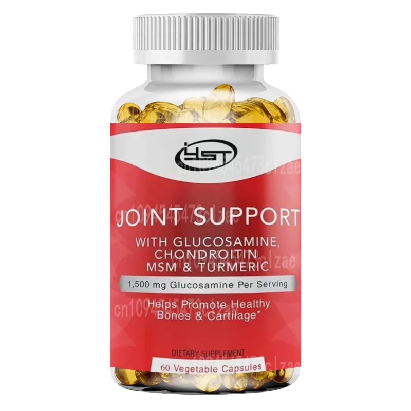 Joint Support, Glucosamine Chondroitin Turmeric MSM Frankincense Supplement, 60 Capsules