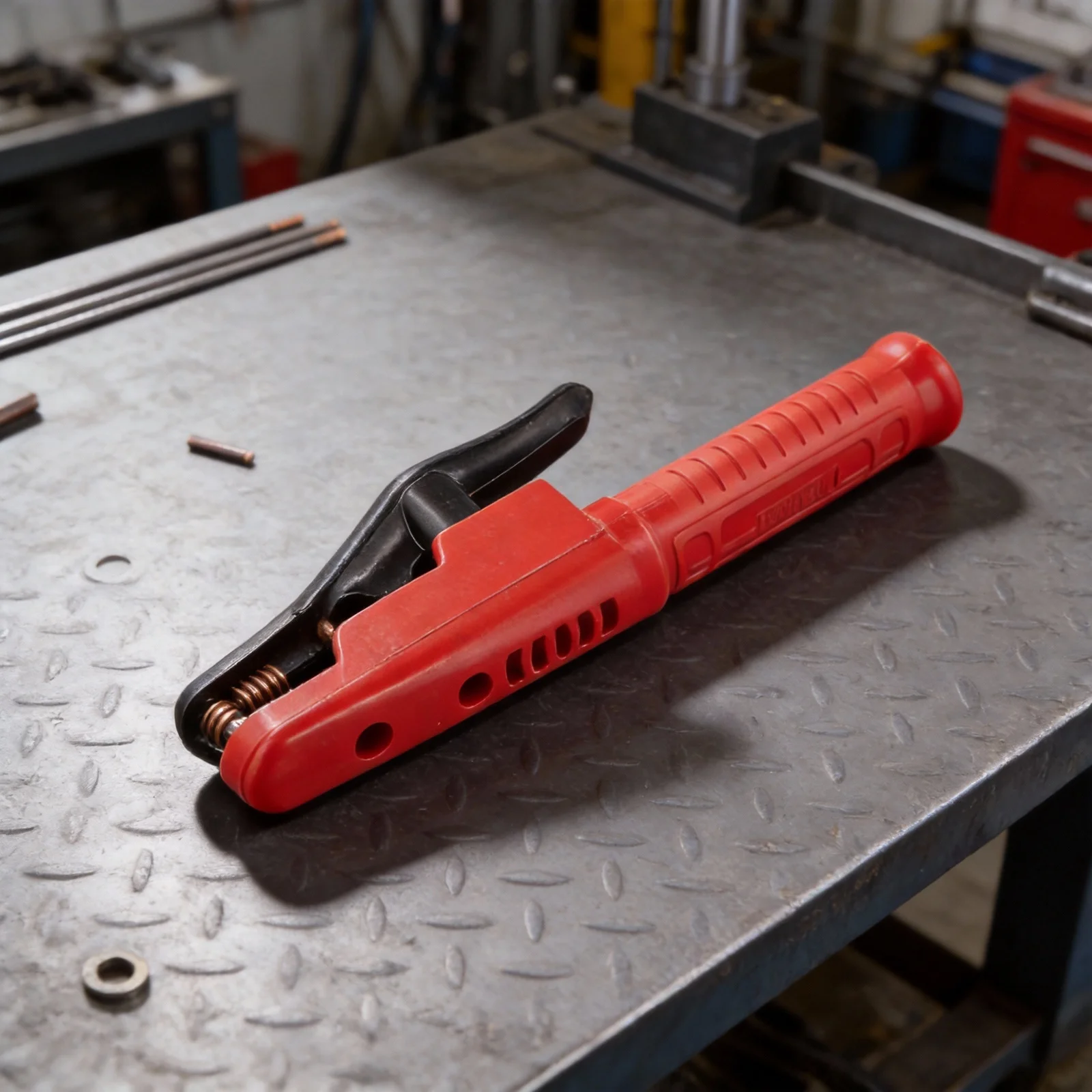 500A Welding Tool Electric Welding Clamp Heavy-duty Applications Anti-slip Welding Tongs Heat Concentrated Design