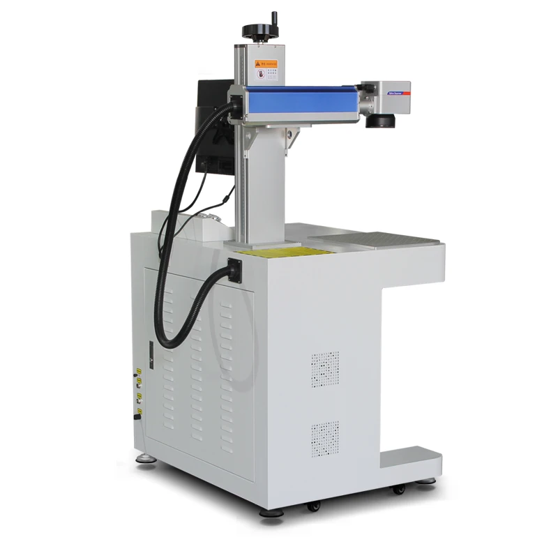 Compact Fiber Laser Marking Machine Space Saving For Small Metal Processing Workshop