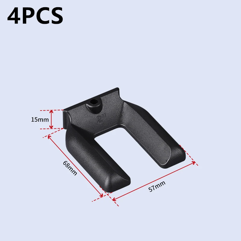 1-4PCS Stopper Universal Wheel Non-slip Fixing Pad Refrigerator Anti-displacement Crib Office Chair Small Holder Roller Blocker