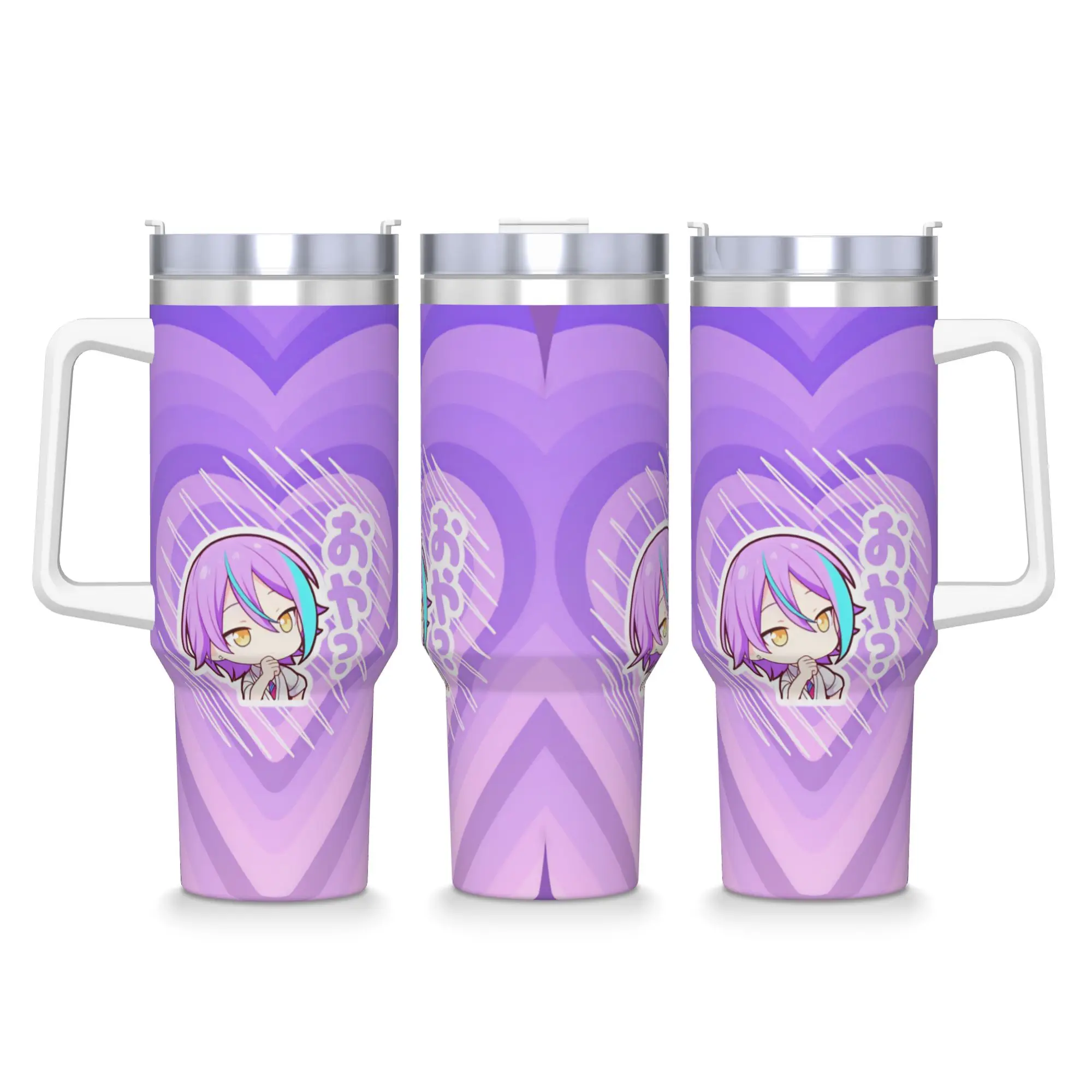 Project Sekai Rui Kamishiro Anime Game Stainless Steel Tumbler Thermal Cups With Straws and Lid Large Capacity Mugs Cup Bottle