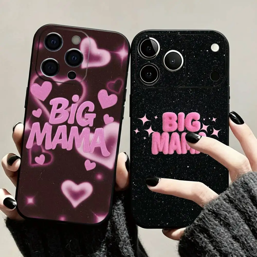 R-Rapper L-Latto Big mama Phone Case For iPhone 18,17,16,15,14,13,12,11 Plus,Pro Max, Others Soft Black Cover Gift