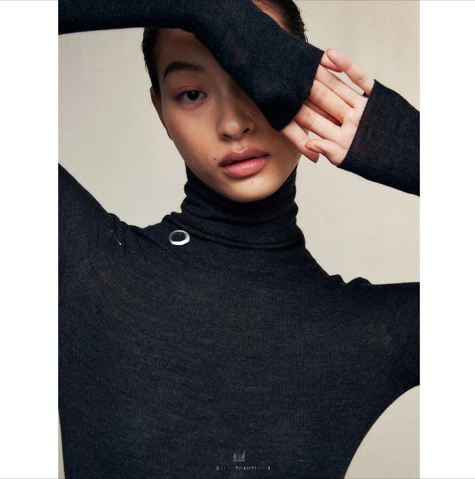 Capa base de desplazamiento premium, top sin costuras de lana italiana Super160 de 18G, térmico cálido de cuello alto, ropa de invierno lavable de lujo