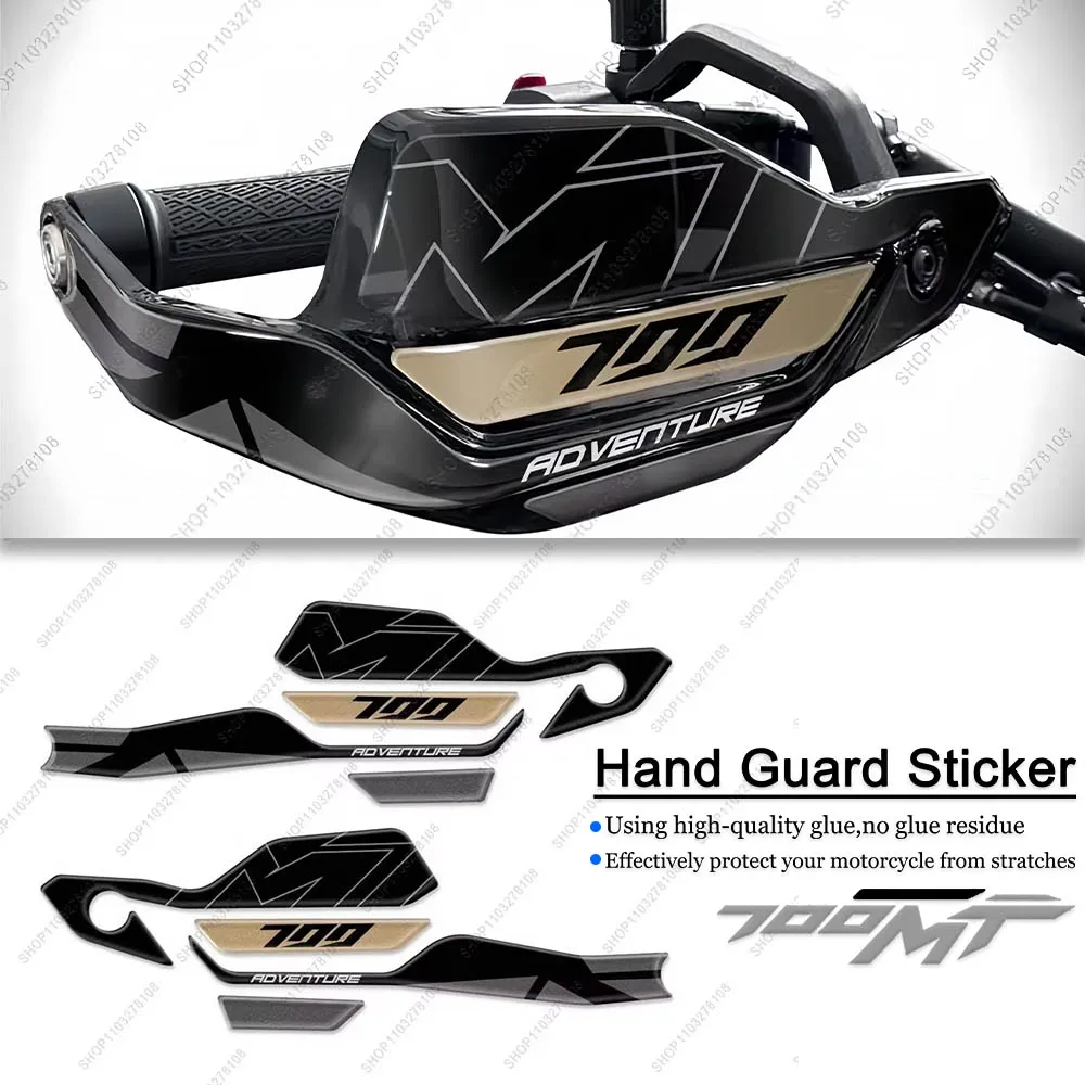 

For CFMOTO 700MT 700mt ADV Motorcycle Accessories Motorcycle Hand Guard Protection 3D Stickers Waterproof Decorative Sticker