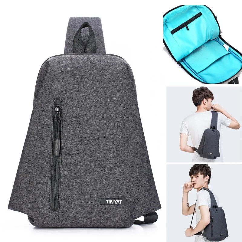 New Men's Chest Bag Casual Multifunctional Wearable Shoulder bag Outdoor Travel Messenger hand tote cross body s