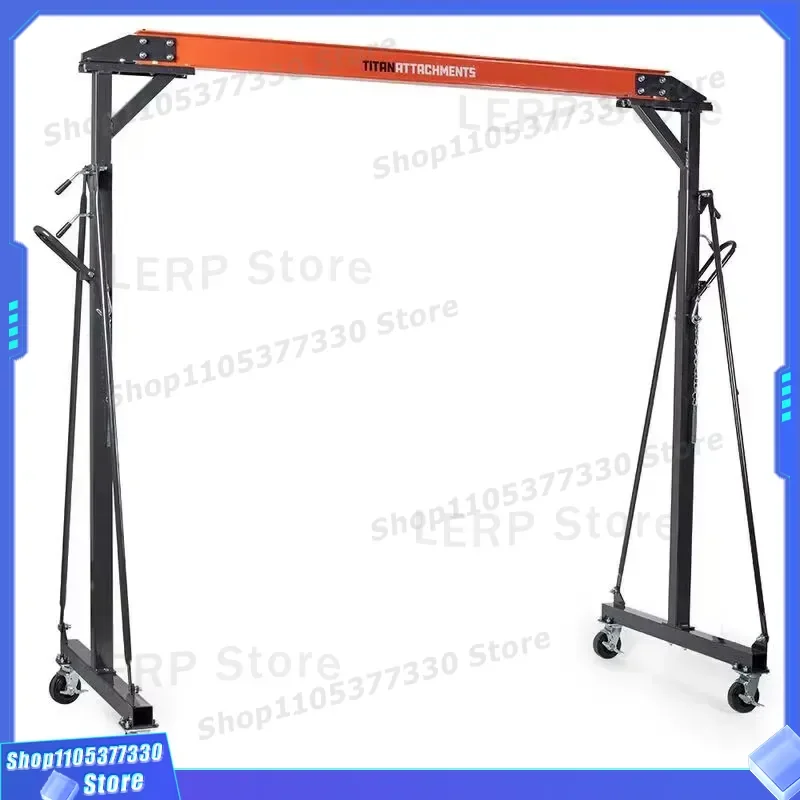 Heavy Duty Portable Gantry Crane Mobile Wheeled Lifting Equipment for Warehouse Workshop Industrial Use Small Hoist System