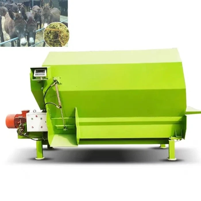 

cheap price electric wagon animal food feed grinding machine