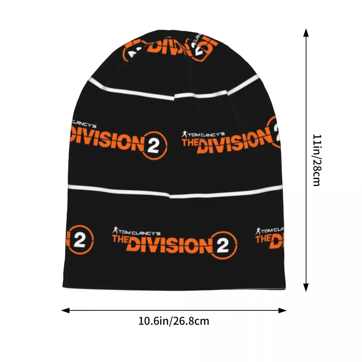 Tom Clancy's The Division 2 Skullies Beanies Hats Warm Autumn Winter Outdoor Cap Knitted Bonnet Caps for Men Women Adult