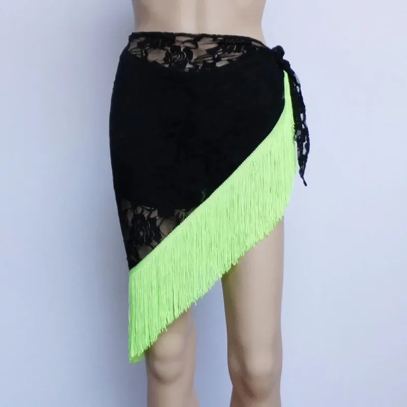 Handuk Segitiga Rumbai Rok Satu Potong Rok Dewasa Renda Pakaian Tari Latin Rok Latihan Handuk Pinggul 2025 Pakaian Tari Wanita