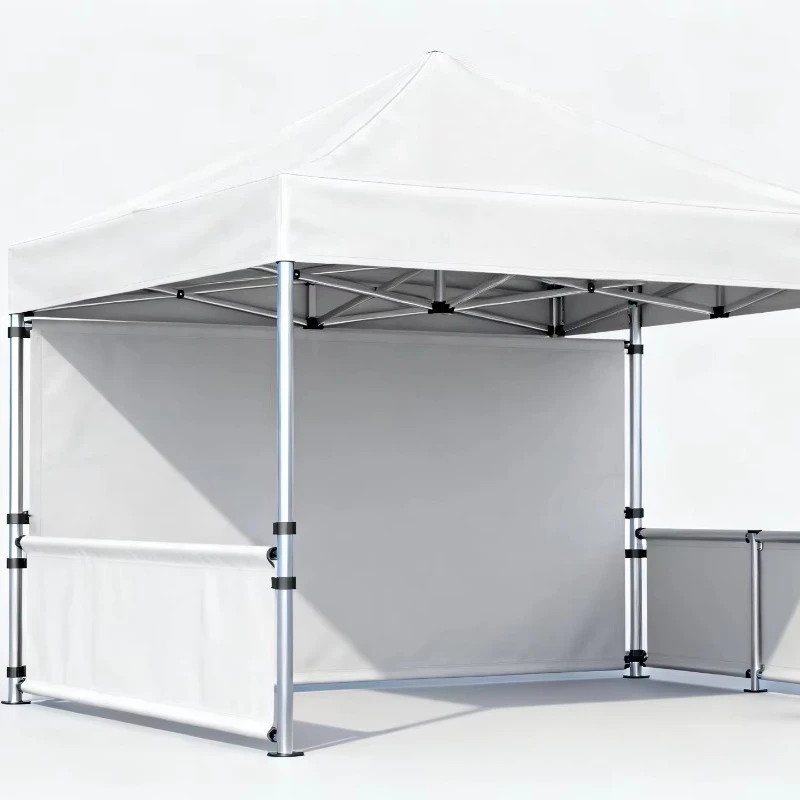 Custom Large 600D Oxford Fabric Pop-Up Tent with Roof Canopy and Walls for Trade Show Promotion Quality Assurance