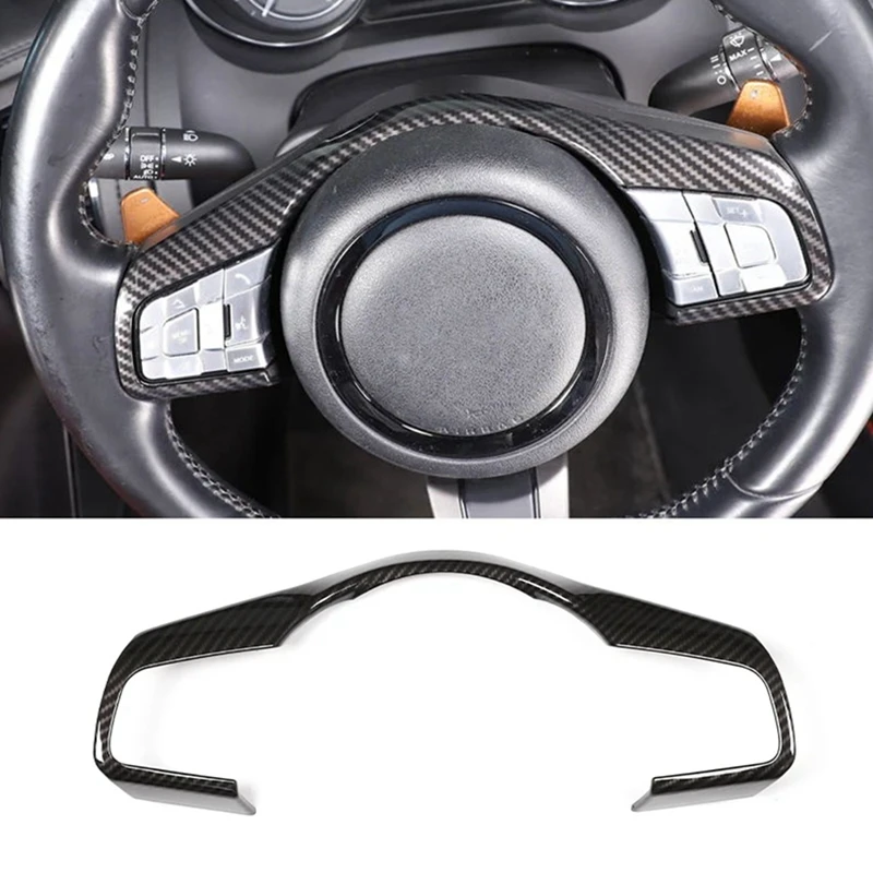 Car Steering Wheel Frame Cover Trim Sticker Parts Accessories For Jaguar F-TYPE 2013-2023