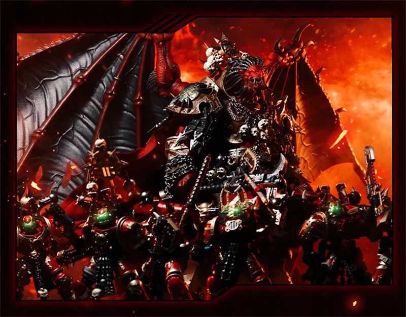 【Only Cloak】JOYTOY ウォーハンマー40K 1/18スケール ワールドイーターズ アングロン デーモン プリマーチ オブ カーン 布製マント スカート アクセサリー モデル