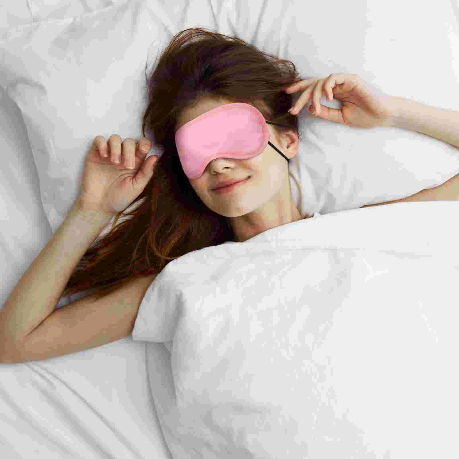 16 Pcs Disposable Eye Mask Skin Care Sleep Silk Eyepads Padded for Sleeping Blindfold Masks